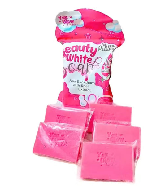 5 Stücke You Glow Babe Beauty White Soap Sanddorn mit Schneckenextrakt (je 70g)
