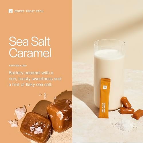 Gainful Geschmacksstäbchen für ungesüßtes Proteinpulver – Sweet Treat Variety Pack mit Vanille, Salted Caramel, Cookies & Cream – geschmacksneutrales Protein aufwerten – ohne Zuckerzusatz – 14 Stück
