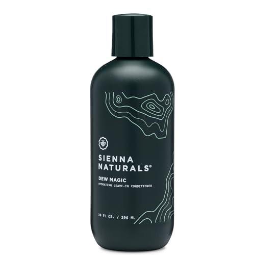 Sienna Naturals Dew Magic Leave-In Conditioner – Anti-Frizz, Leichte Feuchtigkeit, Stärkung mit Baobab & Kokosöl – Vegan – Ideal für Locken – 11 oz