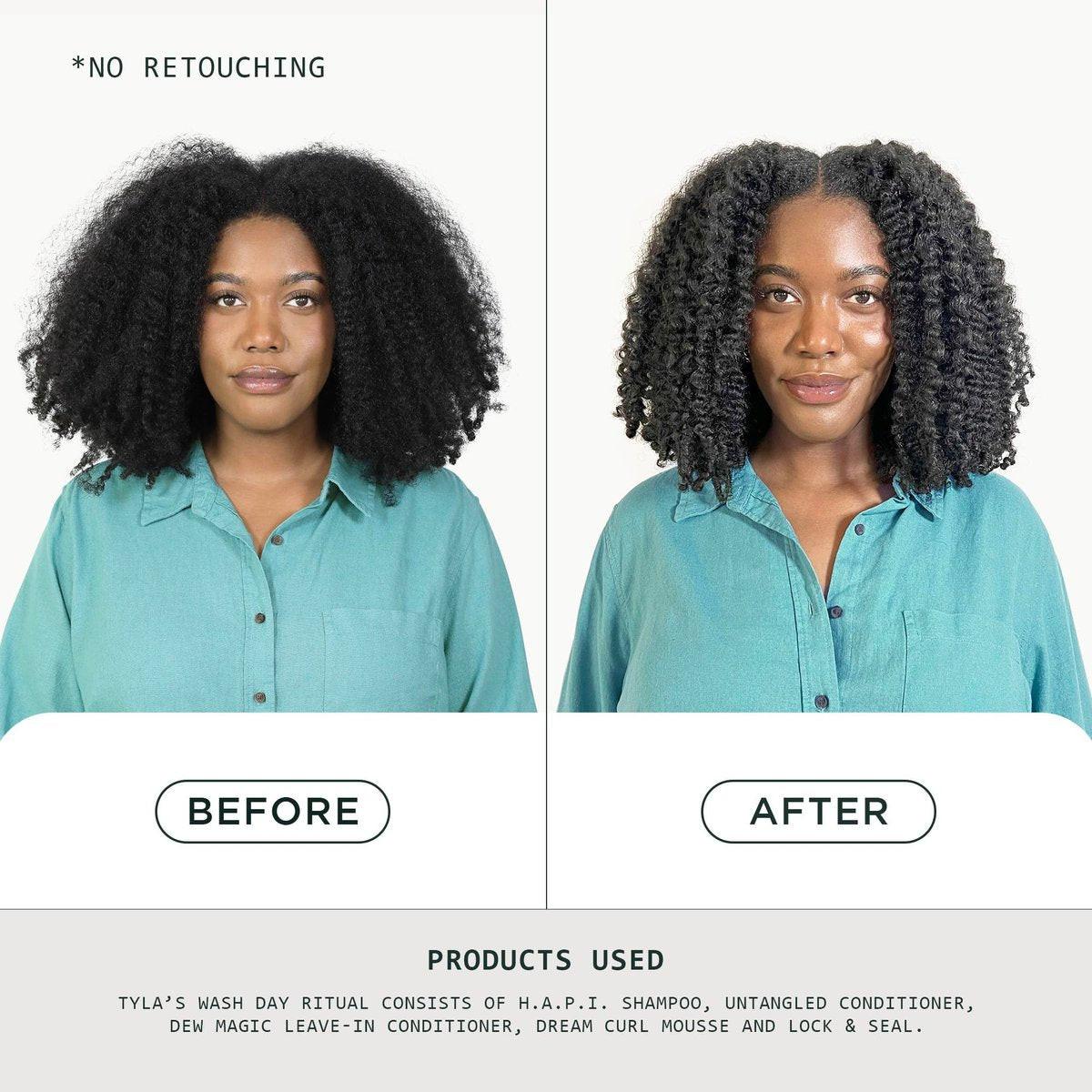 Sienna Naturals Dew Magic Leave-In Conditioner – Anti-Frizz, Leichte Feuchtigkeit, Stärkung mit Baobab & Kokosöl – Vegan – Ideal für Locken – 11 oz