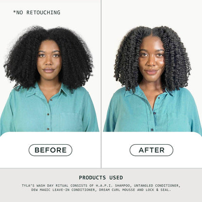 Sienna Naturals Dew Magic Leave-In Conditioner – Anti-Frizz, Leichte Feuchtigkeit, Stärkung mit Baobab & Kokosöl – Vegan – Ideal für Locken – 11 oz
