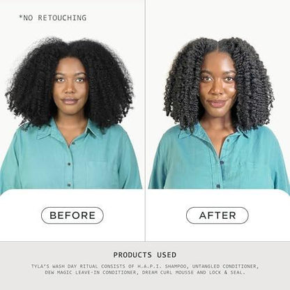 Sienna Naturals Dew Magic Leave-In Conditioner – Anti-Frizz, Leichte Feuchtigkeit, Stärkung mit Baobab & Kokosöl – Vegan – Ideal für Locken – 11 oz