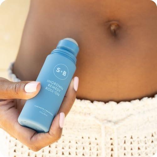 SUGARED + BRONZED Eingewachsene Haare Roll-On mit Glykolsäure, Salicylsäure und Hamamelis für Bikini-Zone und Achseln nach der Haarentfernung, geeignet für alle Hauttypen, vegan, 89 ml