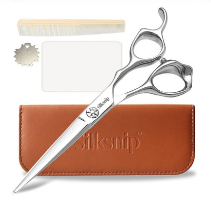 Silksnip Haarschere Profi-Friseurschere 6 Zoll aus Edelstahl – Extrem scharf, ergonomisch für Salon und Zuhause