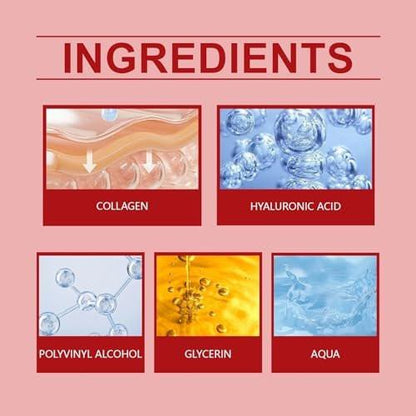 Fwind Real Collagen Fit Overnight Peel-Off Mask – Tiefenpflegende Schlafmaske mit Hyaluronsäure & Kurkuma, 50g mit Pinsel