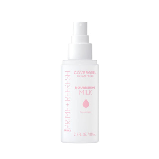 COVERGIRL Clean Fresh Nourishing Milk Spray - 100, Feuchtigkeitsspendendes Gesichtsspray, prallende Wirkung, samtig-matter Finish, vegane Formel