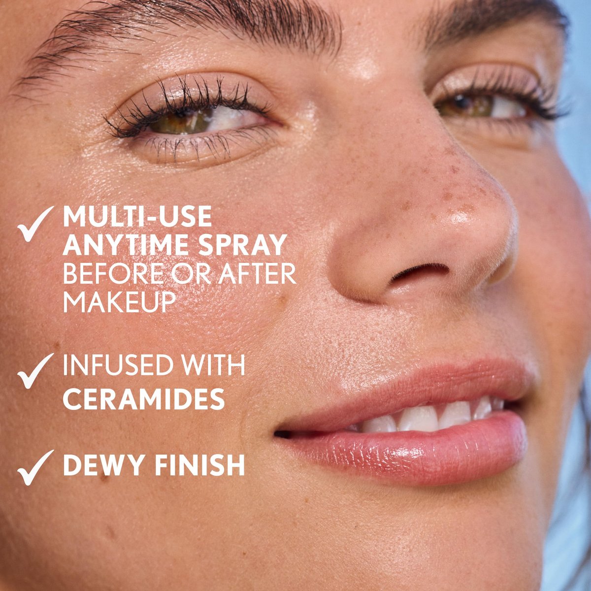 COVERGIRL Clean Fresh Nourishing Milk Spray - 100, Feuchtigkeitsspendendes Gesichtsspray, prallende Wirkung, samtig-matter Finish, vegane Formel
