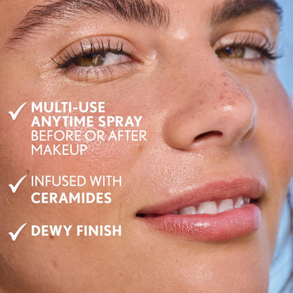 COVERGIRL Clean Fresh Nourishing Milk Spray - 100, Feuchtigkeitsspendendes Gesichtsspray, prallende Wirkung, samtig-matter Finish, vegane Formel