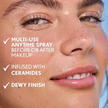 COVERGIRL Clean Fresh Nourishing Milk Spray - 100, Feuchtigkeitsspendendes Gesichtsspray, prallende Wirkung, samtig-matter Finish, vegane Formel
