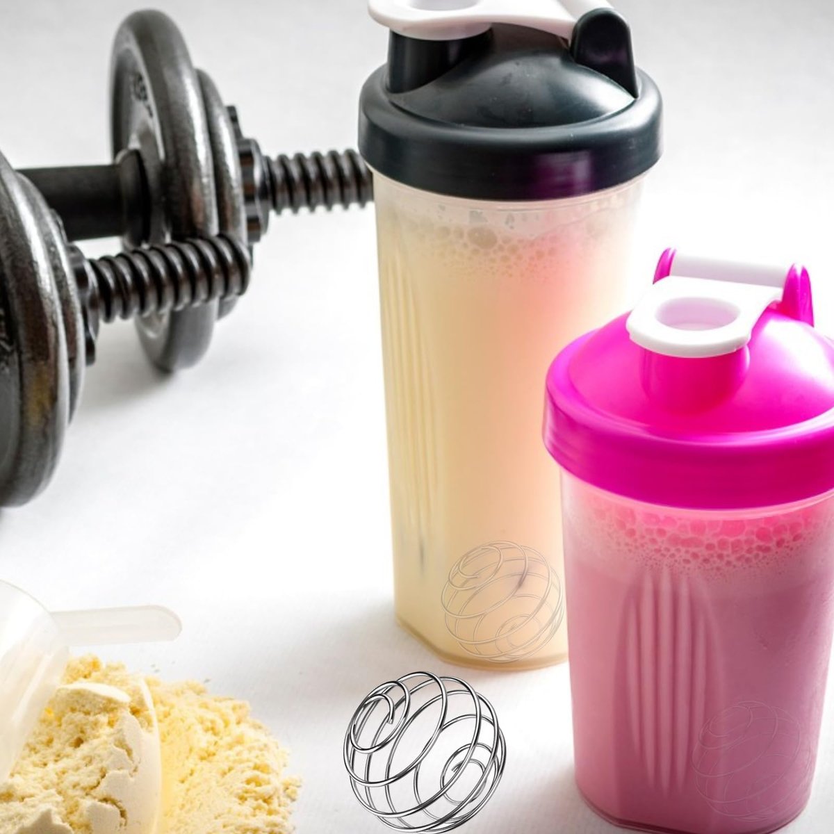 KASBEE Shaker Balls 2,1 Zoll, 2er-Pack Mixkugeln, 304 Edelstahl, klumpenfrei, für Shaker Cups, Mixerflaschen, Einmachgläser, Proteinshakes, Smoothies