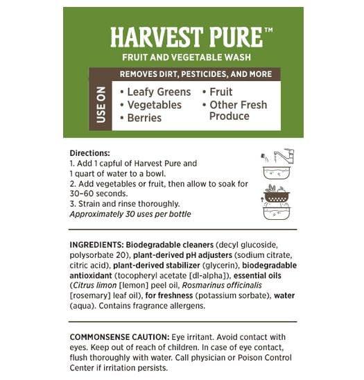 Melaleuca Eco Sense Harvest Pure Obst- und Gemüsewaschmittel, natürlicher Reiniger, 237 ml