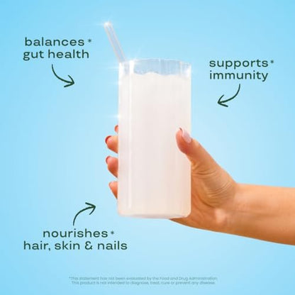 Bloom Nutrition Rinderkolostrum-Pulver – für Darmgesundheit, Immununterstützung, Haarwachstum & Schönheit – ungesüßt, glutenfrei, zuckerfrei – 15 Portionen