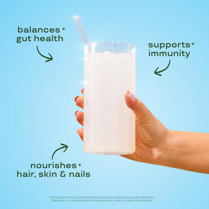 Bloom Nutrition Rinderkolostrum-Pulver – für Darmgesundheit, Immununterstützung, Haarwachstum & Schönheit – ungesüßt, glutenfrei, zuckerfrei – 15 Portionen
