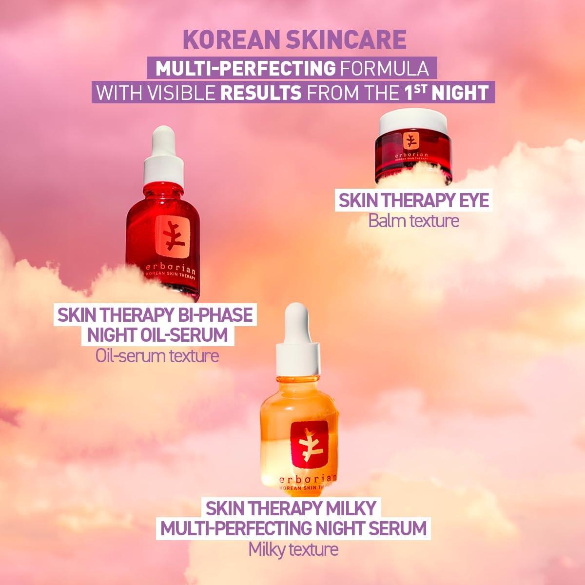 Erborian Skin Therapy Eye Cream – Multi-Perfecting Anti-Aging Augencreme mit Koffein, 15 ml