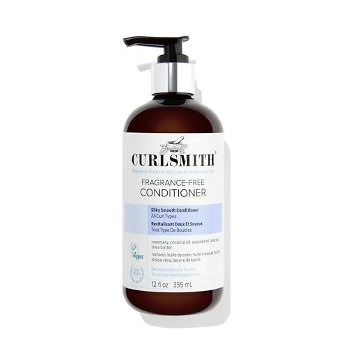 CURLSMITH Duftfreier Conditioner – Sanftes Entwirren, Pflegen und Glätten für seidige Locken (355 ml)