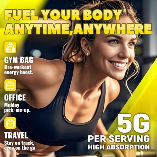 GlucoBio Creatin-Monohydrat Gummis (5g) – Pre-Workout Energie & Muskelwachstum für Männer & Frauen | Ananas-Elektrolyt-Gummis (135 Stück)