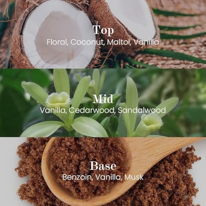 M&SENSE Natürliche Sojakerze | Vanille Sandelholz | 5,3 oz | Mini Frühlingsduftkerzen für Entspannung, Valentinstag Geschenk, Wohnkultur | für Schlafzimmer, Büro, Party Klein