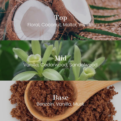 M&SENSE Natürliche Sojakerze | Vanille Sandelholz | 5,3 oz | Mini Frühlingsduftkerzen für Entspannung, Valentinstag Geschenk, Wohnkultur | für Schlafzimmer, Büro, Party Klein