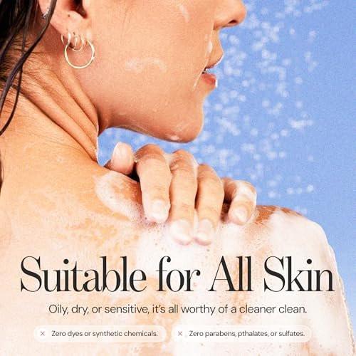 Showerworthy Pflanzliche Bio-Seife 8er-Pack – Handgemacht in den USA mit ätherischen Ölen für trockene & empfindliche Haut, je 141 g