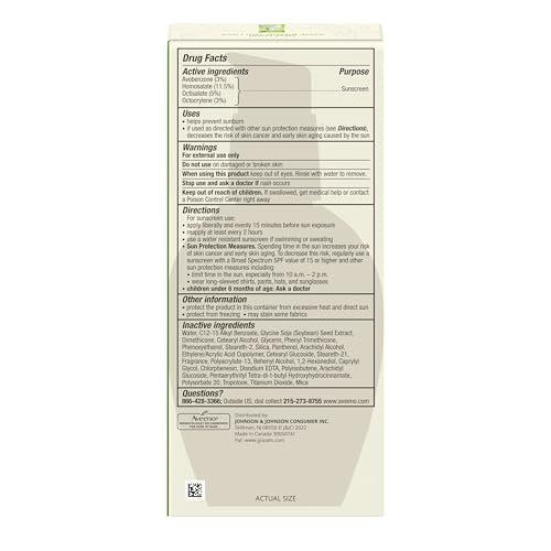 Aveeno Hautpflege-Set: Positively Radiant Tägliche SPF 15 Feuchtigkeitscreme + Soja 118 ml & Reisegröße Tägliche Feuchtigkeitscreme für Körper, Gesicht & Hände 24 ml – 2er-Pack