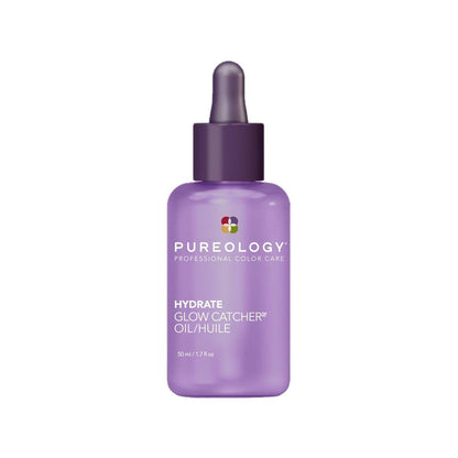 Pureology Hydrate Glow Catcher Haaröl – Bis zu 72 Stunden Feuchtigkeit & Glanz, ganztägige Frizz-Kontrolle, für trockenes Haar, leichter Hitzeschutz, farbsicher