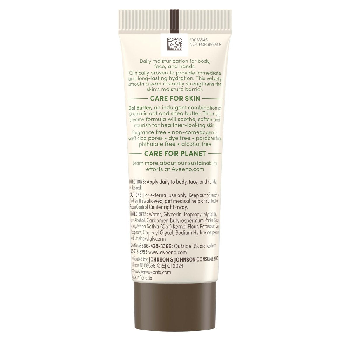 Aveeno Hautpflege-Set: Positively Radiant Tägliche SPF 30 Gesichts-Sonnenschutz-Feuchtigkeitscreme + Soja, 2,3 fl. oz. & Reisegröße Tägliche Feuchtigkeitscreme für Körper, Gesicht & Hände, 0,8 oz, Zweierpack, 2 Artikel