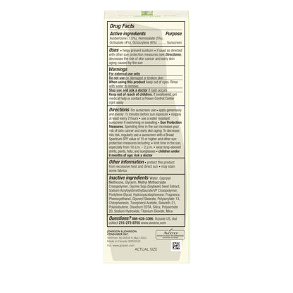 Aveeno Hautpflege-Set: Positively Radiant Tägliche SPF 30 Gesichts-Sonnenschutz-Feuchtigkeitscreme + Soja, 2,3 fl. oz. & Reisegröße Tägliche Feuchtigkeitscreme für Körper, Gesicht & Hände, 0,8 oz, Zweierpack, 2 Artikel