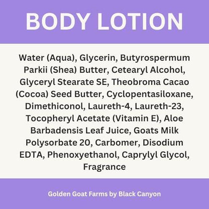 Golden Goat Farms Zitronen- und Lavendel-Duft Körperlotion mit Ziegenmilch, 12 oz