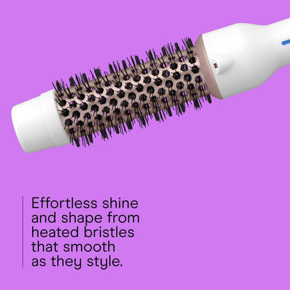 Conair Doppel-Keramik 1¼-Zoll Thermo-Rundbürste – Heizbare Rundbürste für Volumen, Locken und Wellen – Keramik-Technologie vermeidet schädliche Hot Spots für glattes, glänzendes Haar