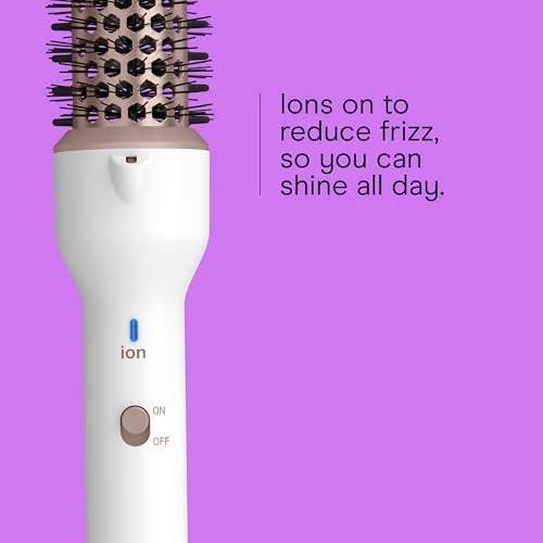 Conair Doppel-Keramik 1¼-Zoll Thermo-Rundbürste – Heizbare Rundbürste für Volumen, Locken und Wellen – Keramik-Technologie vermeidet schädliche Hot Spots für glattes, glänzendes Haar
