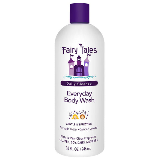 Fairy Tales Daily Cleanse Kids Body Wash – Sanfte, natürliche Reinigung für Kinder, 32 oz