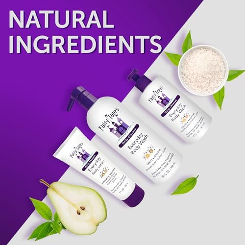 Fairy Tales Daily Cleanse Kids Body Wash – Sanfte, natürliche Reinigung für Kinder, 32 oz