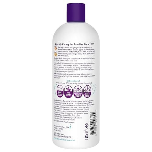 Fairy Tales Daily Cleanse Kids Body Wash – Sanfte, natürliche Reinigung für Kinder, 32 oz