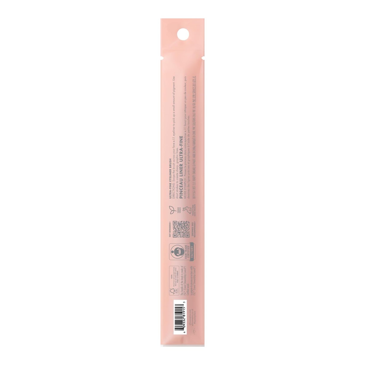 e.l.f. Ultra-Fine Eyeliner Pinsel – Präzisionsspitze für saubere, klare Augen-Make-up-Looks – Vegan & Tierversuchsfrei