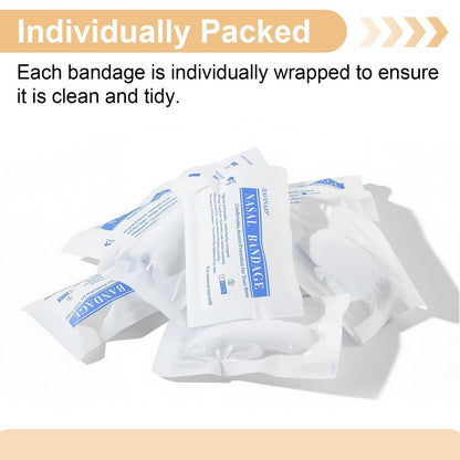 Elastische Nasenbandage, Nasenverbandhalter, einzeln verpackt für die Erholung nach Rhinoplastik & Septoplastik, externer atmungsaktiver Nasenschutz mit hoher Saugfähigkeit (10 Stück, Weiß)
