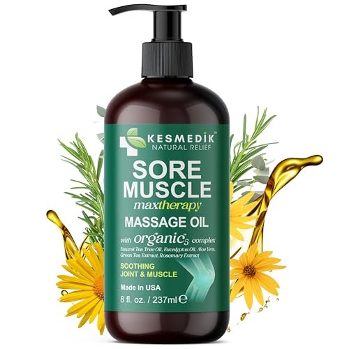 Muskel-Massageöl mit Arnika, Eukalyptus & Teebaumöl – Tiefenwirksame Entspannung & Regeneration für Profis & Zuhause