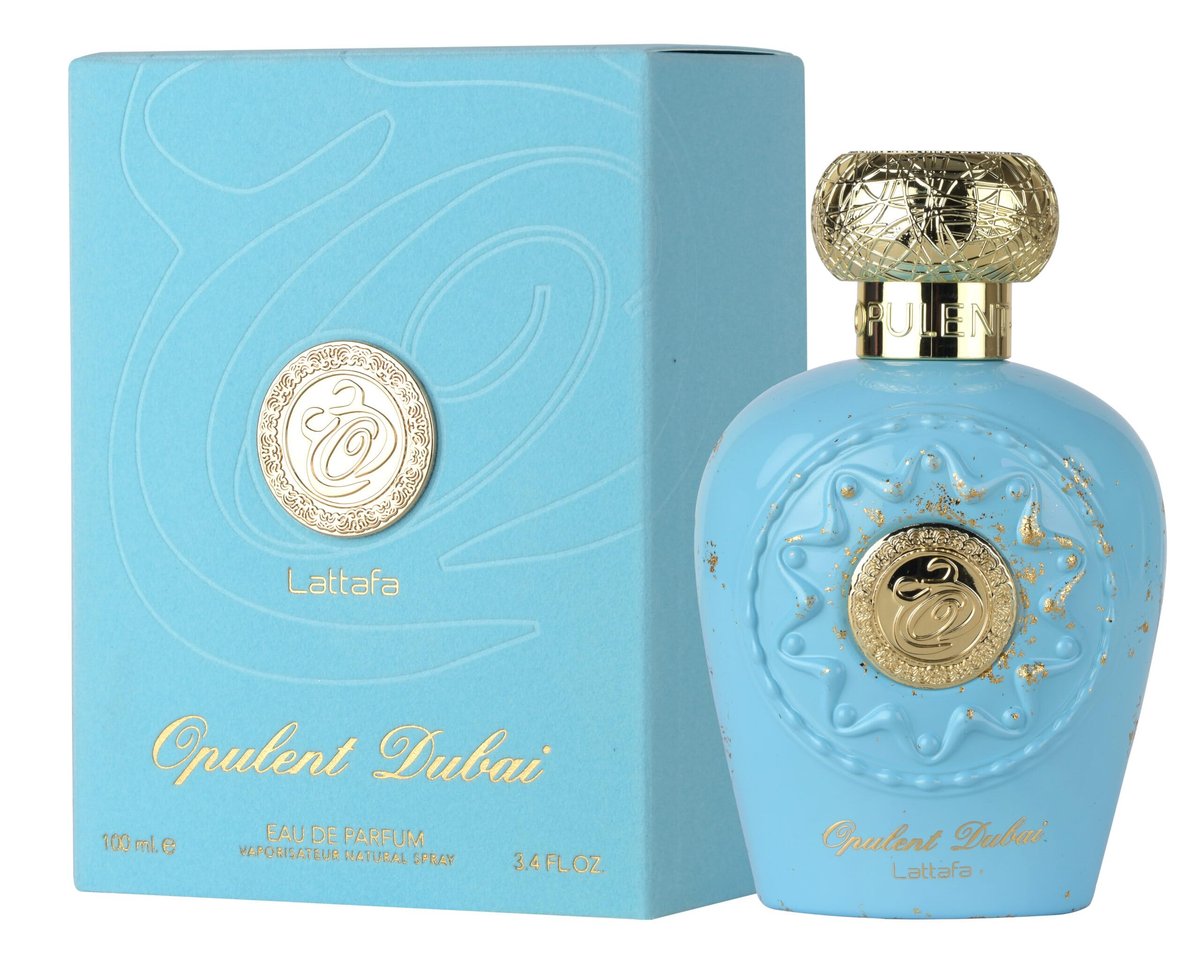 Lattafa Opulent Dubai – Eau de Parfum Unisex 100 ml – Citrus, Fruchtig, Blumig, Woody – Langanhaltender Duft