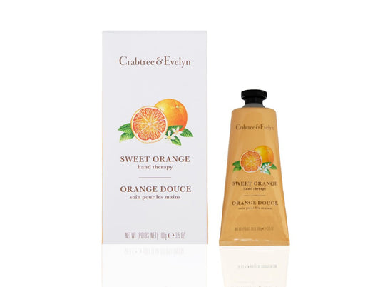 Crabtree & Evelyn Sweet Orange Hand Therapy – 3,5 fl oz / 100 ml – Pflegende Handcreme