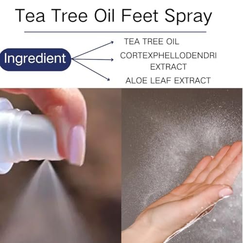 2er-Pack Fußspray mit Teebaumöl – Fuß- und Schuhfrische, schnell trocknend & reisefreundlich (2 Stück)