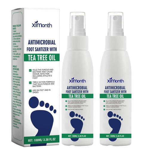 2er-Pack Fußspray mit Teebaumöl – Fuß- und Schuhfrische, schnell trocknend & reisefreundlich (2 Stück)