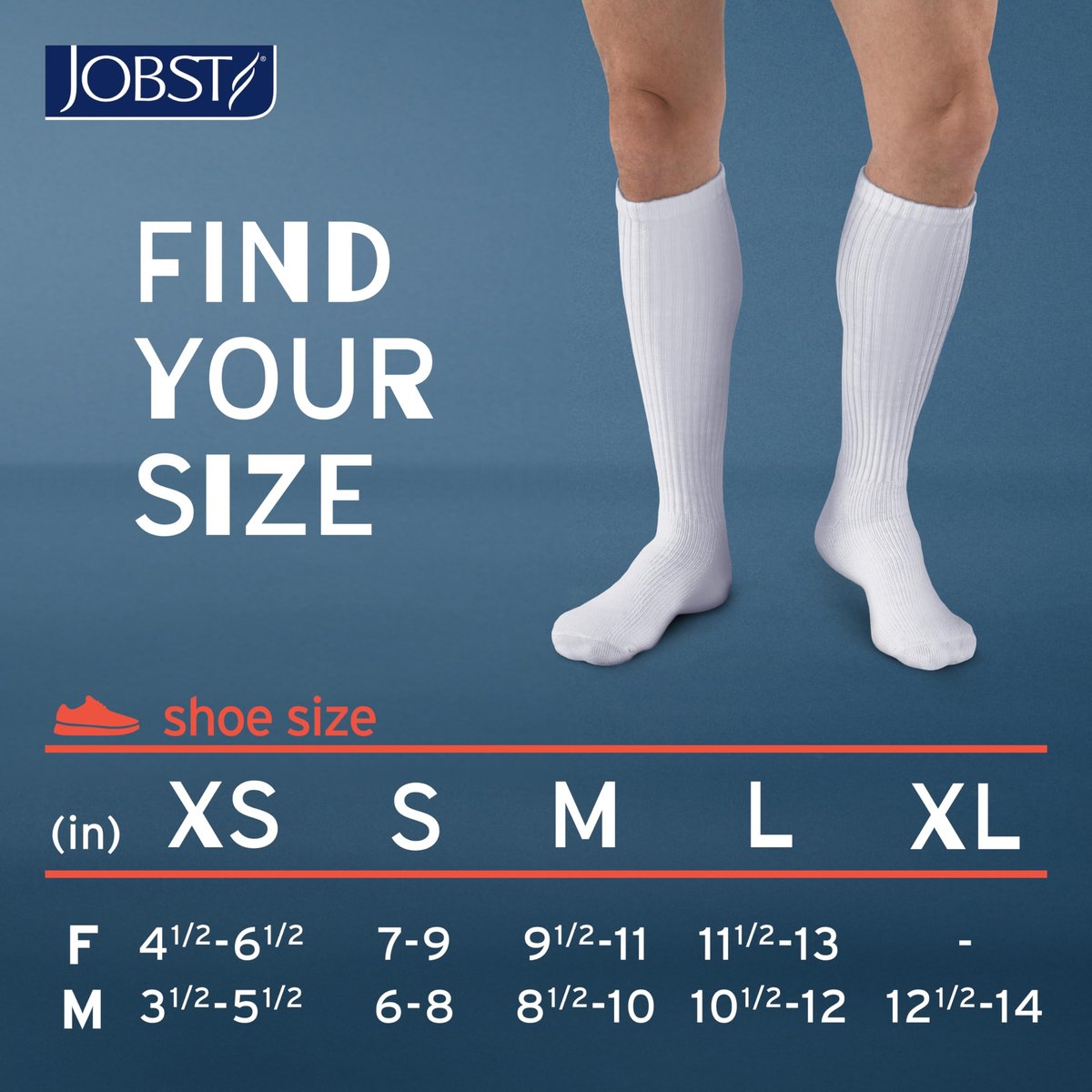 JOBST SensiFoot Diabetische Kompressionsstrümpfe für Damen und Herren 8-15 mmHg mit nahtloser Zehenpartie und Feuchtigkeitsmanagement – Extra Polsterung im Zehen-, Fuß- und Fersenbereich – Kniestrümpfe – Geschlossene Zehen – Weiß, X-Large