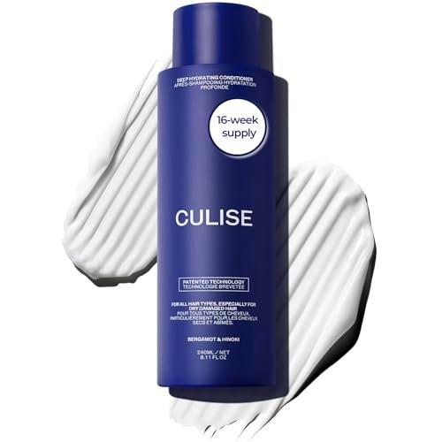 CULISE Korean Hydratisierender Conditioner für trockenes, geschädigtes, coloriertes Haar - Entwirrender Tiefenconditioner für Frauen, mit Reisferment, Hyaluronsäure, Sheabutter, Lockig, Wellig, Sulfatfrei, Farbsicher