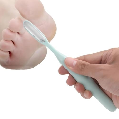 KINTEGOOD Präziser Hornhautentferner & Ballenzehenreiniger für Zehenzwischenräume, harte Haut und Hühneraugen – Mini-Fußfeile mit kompaktem Design für Pediküre und empfindliche Bereiche