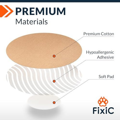 Fixic Libre 3 Sensor Covers – 25er Pack – Klebepflaster für Freestyle Libre 3 & Plus Sensoren – Kein Kleber in der Mitte – Vorgeschnittene Rückseite – Die beste Fixierung für Ihren Sensor! (Verbessert, Mehrfarbig)