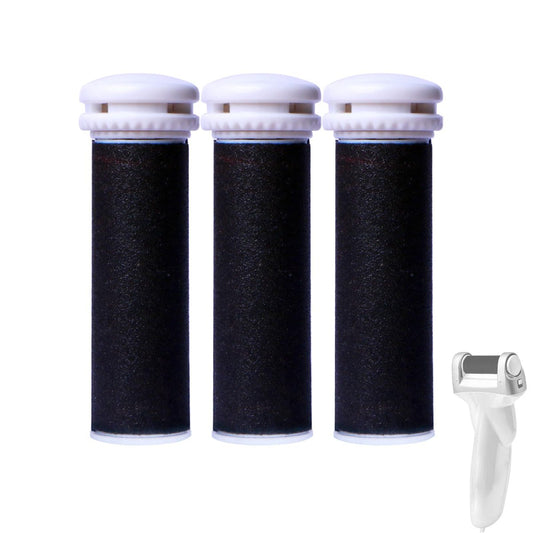 3er Pack Ersatz-Rollenköpfe kompatibel mit Emjoi Micro Pedi Hornhautentferner, Micro Pedi Ersatzrollen, ideal für Fußpflege-Zubehör