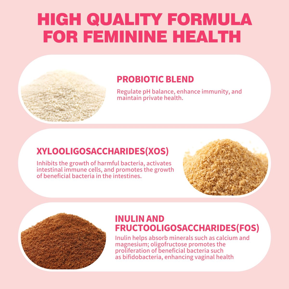 BAKAKOUL Vaginal Probiotikum mit Präbiotika & Lactobacillus-Mischung für Frauen – pH-Balance, vaginale Gesundheit, Reduzierung von Vaginalgeruch & vaginaler Flora – 100 Kapseln