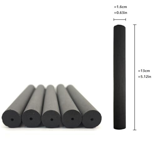 Rauchlose Moxa-Sticks 5 Stück – Kein Rauch bei der Moxibustion, aus reiner Beifußkohle, 1x5 Rollen