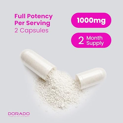 Inositol Kapseln (Myo-Inositol) (1000 mg pro Portion, 120 Kapseln) - Myo-Inositol Ergänzung für Hormonbalance bei Frauen - Vegan, Laborgeprüft, Glutenfrei & Hergestellt in den USA (120 Stück)