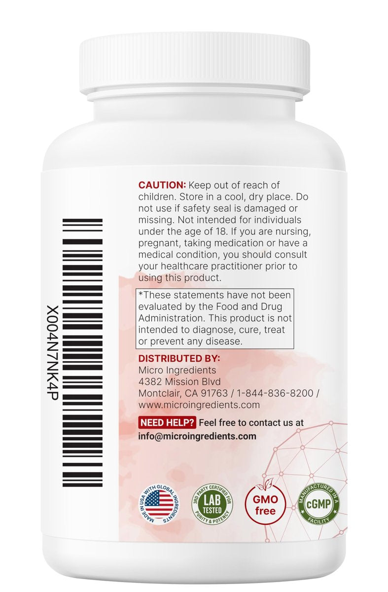 Micro Ingredients TUDCA Galle Bile Salze 2.000 mg Nahrungsergänzungsmittel, 240 Kapseln | 7-in-1 Komplex mit NAC, Mariendistel, Glutathion, Löwenzahn & Artischocke | Extra starke Tauroursodeoxycholsäure | Non-GMO
