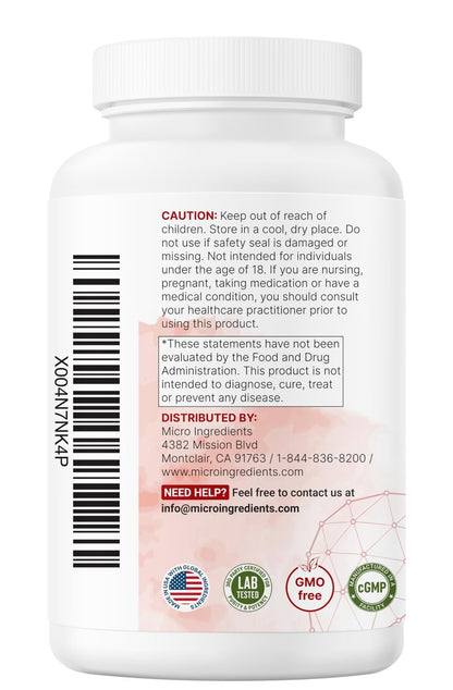 Micro Ingredients TUDCA Galle Bile Salze 2.000 mg Nahrungsergänzungsmittel, 240 Kapseln | 7-in-1 Komplex mit NAC, Mariendistel, Glutathion, Löwenzahn & Artischocke | Extra starke Tauroursodeoxycholsäure | Non-GMO